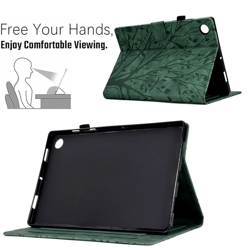 Funda For Lenovo Tab M10 Plus Gen 3rd 2022 10.6 inch Case 128F For Xiaoxin Pad Cover 10.6 TB-125F Wallet Card Slots Funda + Gift