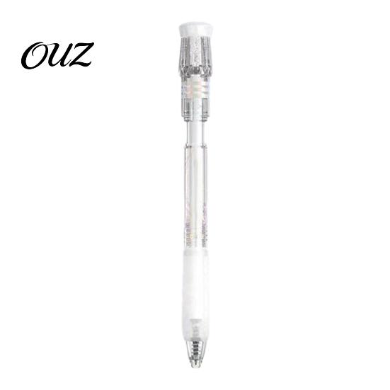 Student School Supplies Turbine Spinning Gel Pen, Stress Relief Gyro Top Quick-drying Smooth Writing Fine Point Pens 0.5mm Black Ink Pen for
