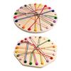 Interactive Rope Puzzle Problem Solving Toy for MultiPlayers Great for Home Party Gathering and Travel Entertainment
