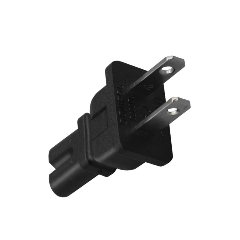 США 2-контактный шнур питания вилки питания, 2-контактный штекер на IEC320 C5/C7 гнездо переходники питания для ноутбука