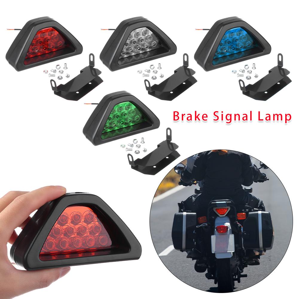 Universal 12LED F1 Style Sporty Stop Light Third Brake Lamp Rear Fog Light Brake Signal Lamp