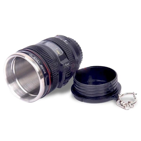 Кольцо для ключей, маленькая кружка, объектив камеры, чашка объектива