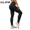 Женские леггинсы с высокой талией, тренировочные брюки с пуш-ап, штаны для фитнеса, тренажерного зала и йоги