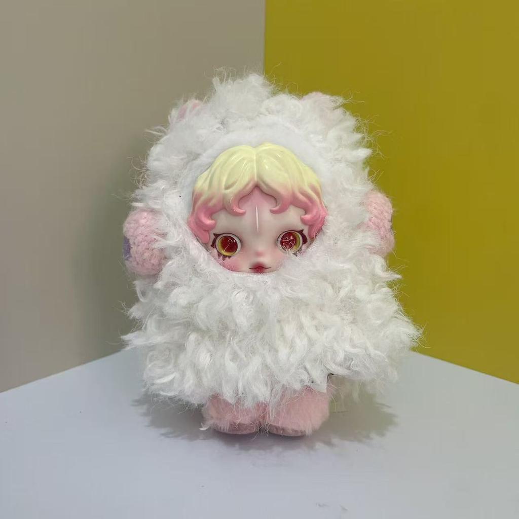 Плюшевая игрушка Skullpanda Мягкая кукла Милый Аниме Брелок Подвеска для сумки Украшения