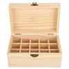 15 Slot Essential Oil Box Pine Display Anti Sunlight Essential Oil Storage Case for Home Beauty