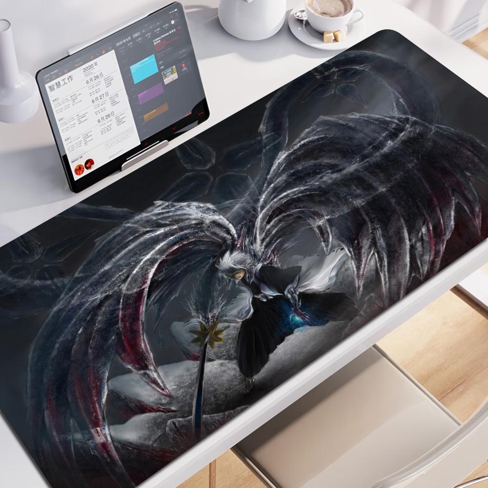 Cool Toshiro Hitsugaya Gamer Speed Mouse Pad Xxl Anime Bleach Office AntiSlip Deskmat Rubber Mausepads Setup Gaming Accessories