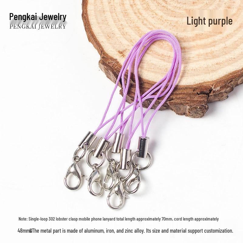 Сделай сам Красочный ремешок для мобильного телефона с карабином-лобстером – Аксессуар для ювелирных изделий ручной работы и шнурок-подвеска