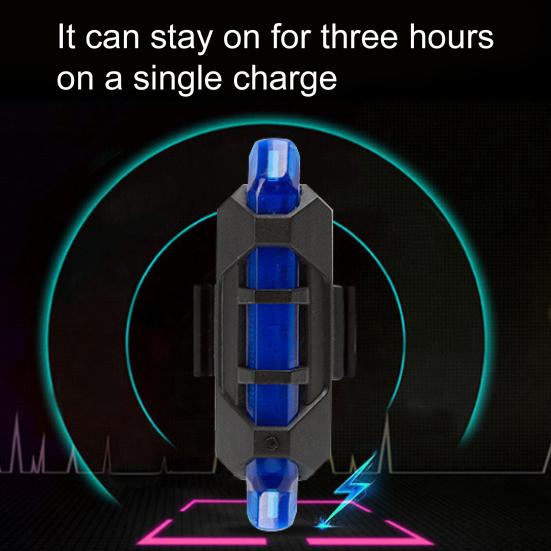 Велосипедный фонарь Медленная вспышка Энергосберегающий Предупреждающий Водонепроницаемый Задний габаритный фонарь для подседельного штыря