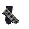 Клетчатые перчатки Женские перчатки для верховой езды Шерстяные перчатки Перчатки для сенсорных экранов с разделителями для пальцев для верховой езды на открытом воздухе
