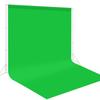 FotoFoto Green Back Cloth 3m X 6m Green Screen Large Photography Background and Reflective Surfaces Background Cloth Green Chromakey Cloth Polyester