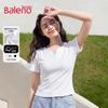 Женская футболка Baleno с V-образным вырезом и коротким рукавом