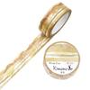 Kimonobi Zen Sui Type Michinaga Washi Tape Gold Foil Gradient Masking Tape 15mm GR-3067 Japanese Stationery Decorative Tape