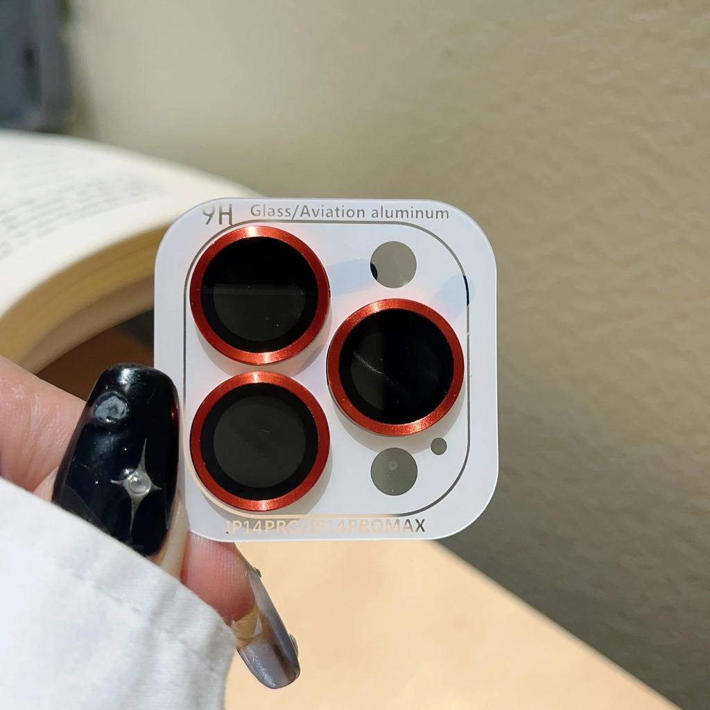 Полная защита объектива камеры для iPhone 14 Plus 11 15 Pro Max 12 Mini, закаленное стекло, металлическая защитная пленка для объектива, задняя крышка