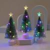 1Pc Led Colorful Mini Pine Needle Christmas Tree, Holiday Atmosphere Decoration, Tabletop Window Display Ornament, Desktop Ornament