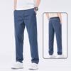 Мужские брюки в стиле business casual, летние, новые, из тенсела лиоцелла, свободные, прямые, устойчивые к складкам, повседневные, тонкие брюки, мужские