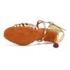 Women Girls Latin Dance Shoes High-heeled Salsa Ballroom Tango Shoes Soft Sole 7CM  Heel