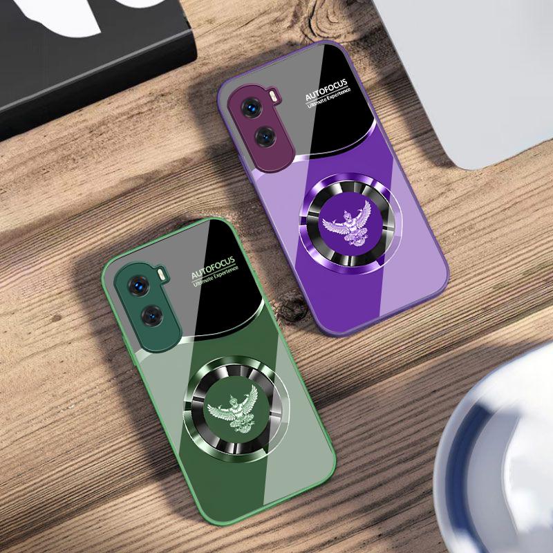 Круглый Флайер Для Honor 200 90 8X 9X Pro Lite P50 P40 Nova 10 11i P60 Magic4 6 Mate 20 50 Закаленное Стекло Чехол Для Телефона