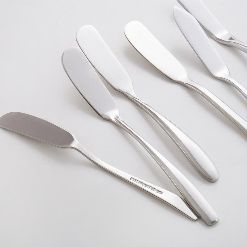 Нож для масла из нержавеющей стали 304, лопатка для джема, соус для намазывания масла, сыр, сыр по-западному, кухонные принадлежности, столовые приборы