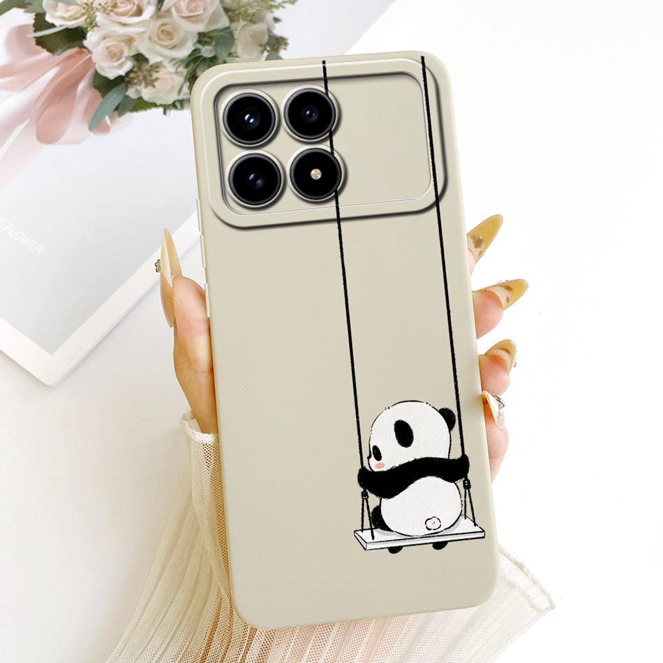 For Xiaomi Redmi K90 Cute Cat Flower Cartoon Phone Case For Redmi K 90 K90 Pro Max 5G Shockproof Soft Silicone Cases Bumpers