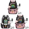 Toy Story 5 Printed Canvas Backpack With Breathable Design For Middle School Students And Travel
