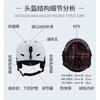 Kids Adult Winter Ski Helmet With Cartoon Print Adjustable Snow Sports Half Skiing Skating