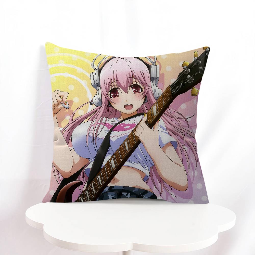 S-Super S-Sonico Подушка Подарок Домашний Офис Декоративная Подушка Спальня Диван Автомобильная Наволочка