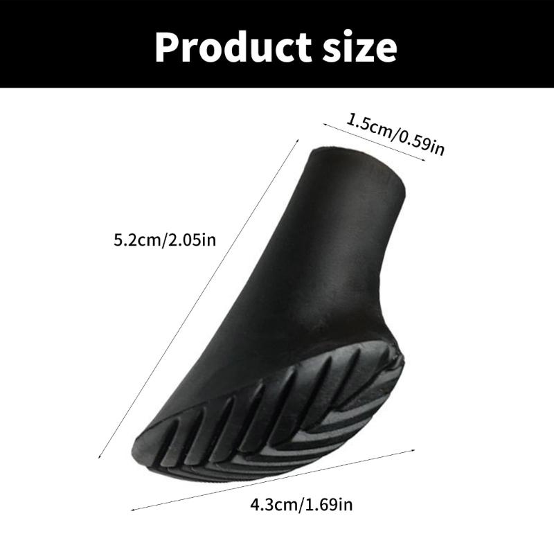 Trekking Poles Cane Tip Protector Walking Stick Pad Buffers Trekking Poles Tip Replacement Feet for Walkers Enduring