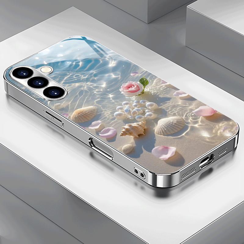 С летней свежей поверхностью воды для Samsung Galaxy S26 S25 S24 S23 S22 FE Ultra Plus Противоударная задняя крышка