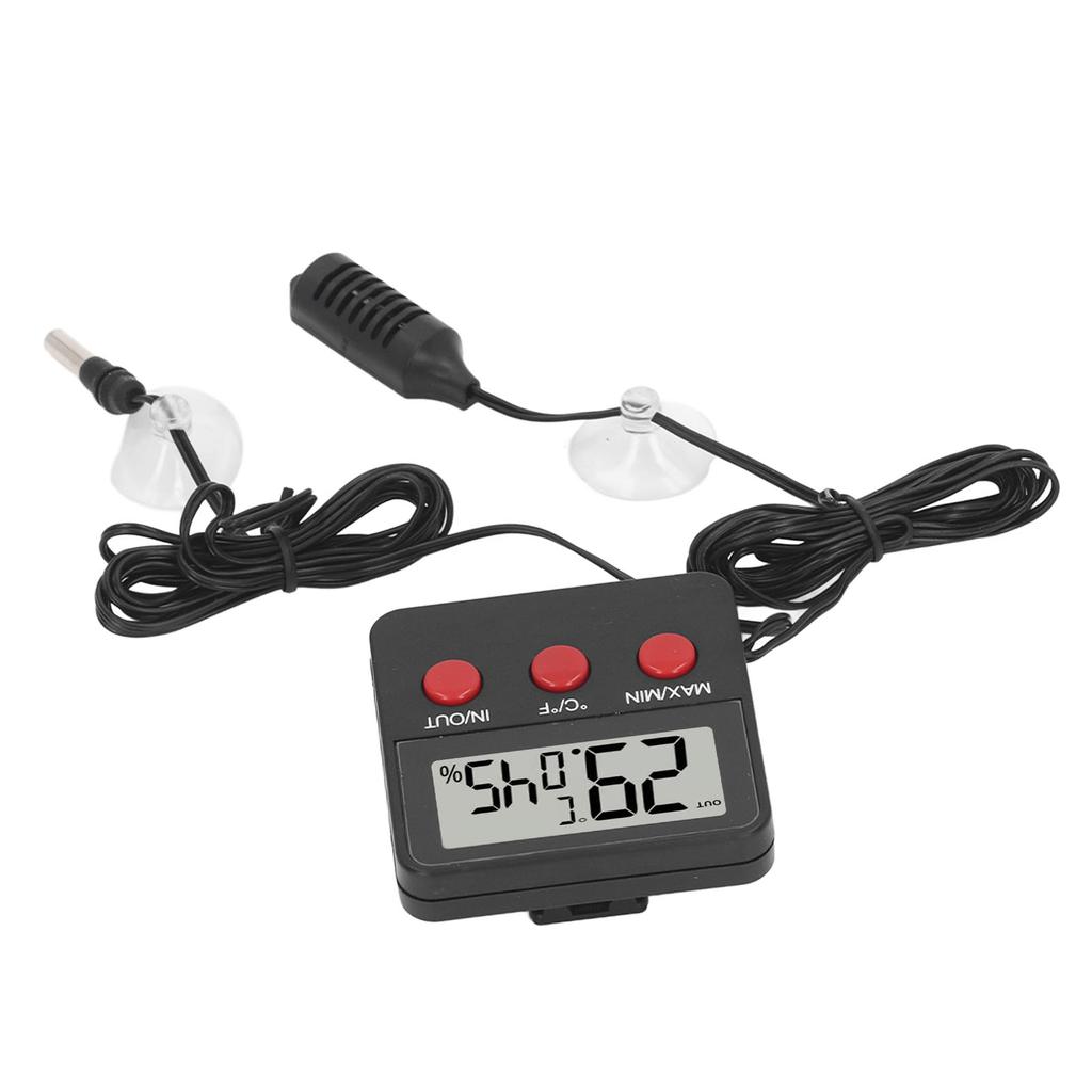 Мини-измеритель температуры и влажности с 2 зондами, цифровой гигрометр, монитор температуры для
