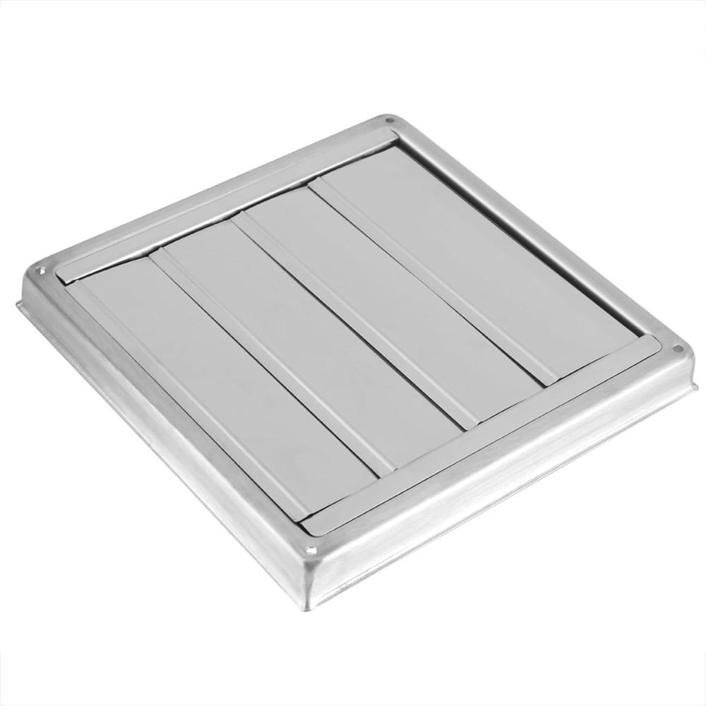 1pcs Stainless Steel Dryer Vent Cover Gravity Moving Flap Exterior Vent Grille Home Exterior Wall