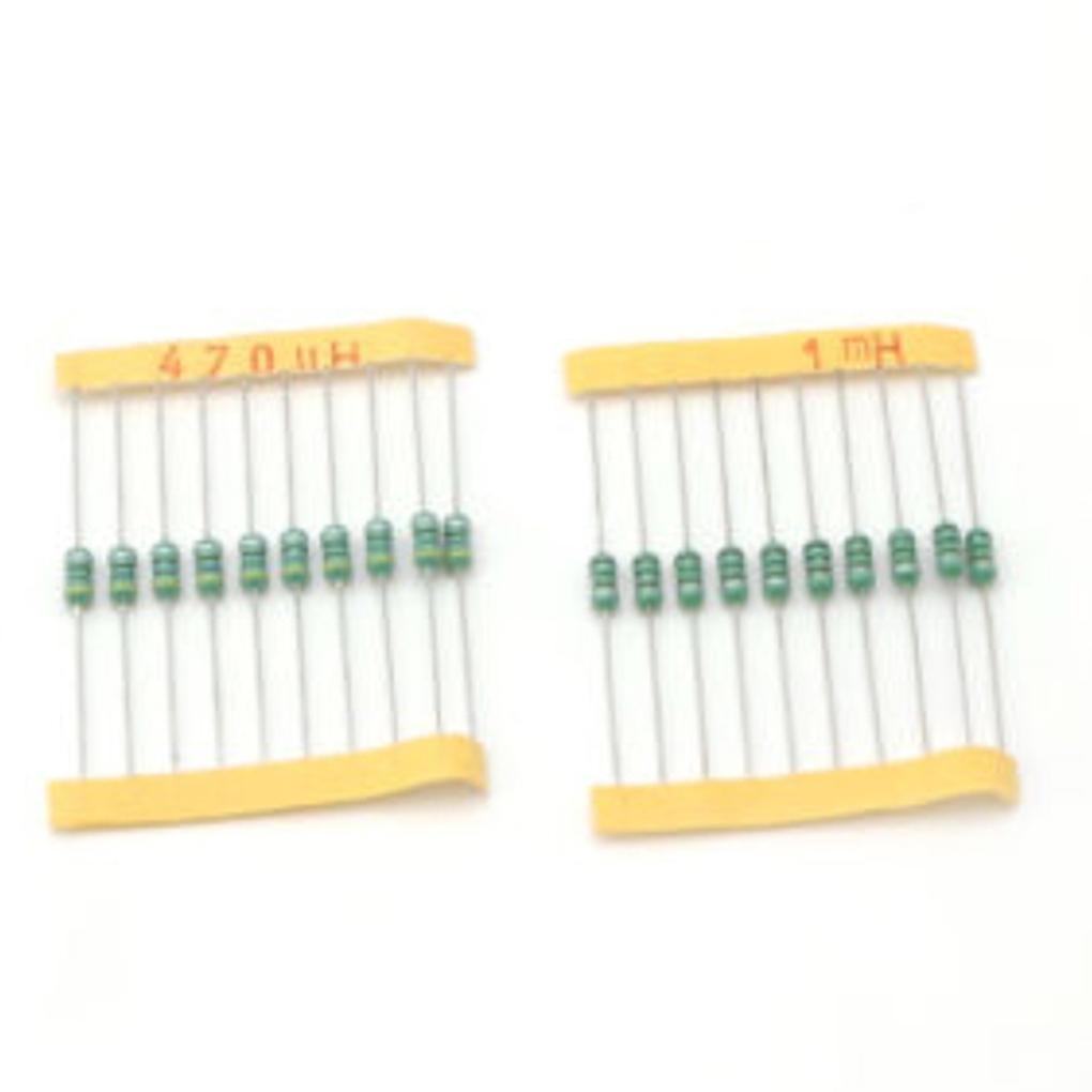 200 шт./набор Профессиональный универсальный набор индуктивностей от 1 мкГн до 4,7 мГн, индукторы для печатных плат, ассортиментный набор, аксессуары