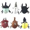 Beetle Doll Small Plush Doll Insect Toy Rhinoceros Beetle Pendant Doll Small Gift