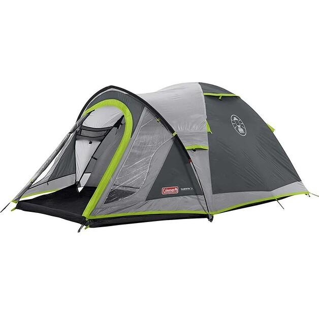 Палатка туристическая Coleman Darwin 3 Plus трехместная серая