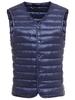 CLAZOLIY Мужской жилет без воротника с внутренним пухом и CL111, Сверхлегкий, Теплый, Легкий, Компактный, (XL, темно-синий)