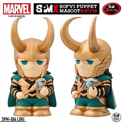 Marvel Локи Мягкая виниловая кукла-маскот X-STYLE SPM-X04