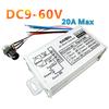 Бесступенчатый регулятор скорости двигателя постоянного тока DC 9V-60V 12V 24V 60V 20A Модулятор ширины импульса регулятор скорости двигателя PWM