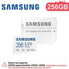 Samsung Карта памяти micro sd EVO Plus 128 ГБ tf + Адаптер 64 ГБ 256 ГБ 512 ГБ microSDXC, Скорость до 160 МБ/с, UHS-I, C10, U3, V10, A3, для телефонов, DJI, камер