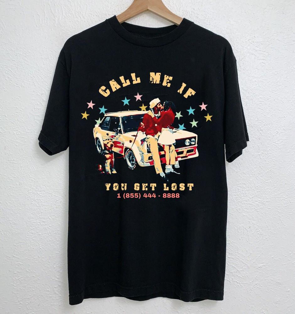 Позвони мне, если заблудишься Tyler The Creator Черная футболка всех размеров AR260 Унисекс