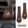 For Mitsubishi Car Universal Ice Silk Headrest Dustproof Cover Interior Accessories Seat Protector Outlander Lancer Cross Colt