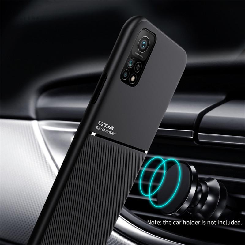 Стильный силиконовый TPU чехол для Xiaomi Mi 10T/10T Pro с магнитной защитой на 360 градусов