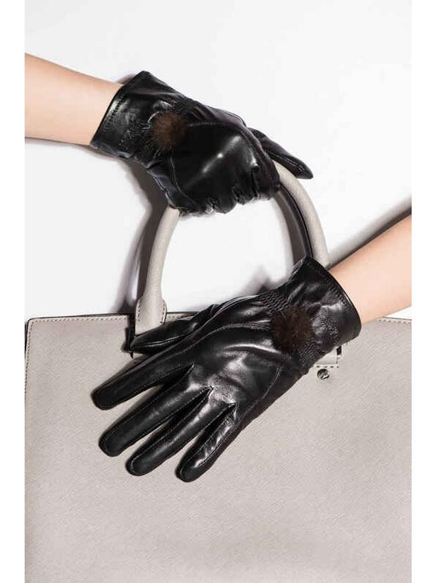 Женские зимние перчатки из козьей кожи Hengyuanxiang