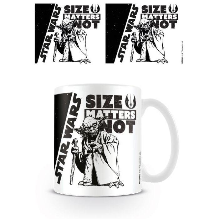 Star Wars Size Matters Not Mug