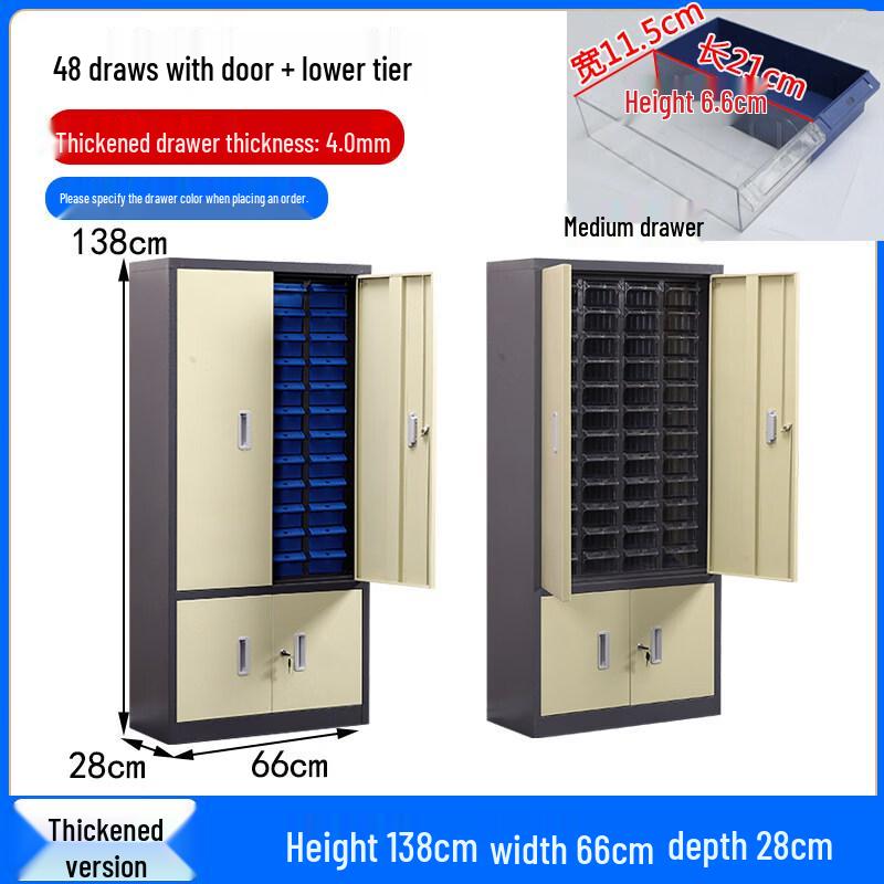 Industrial 48-Drawer Parts Storage Cabinet