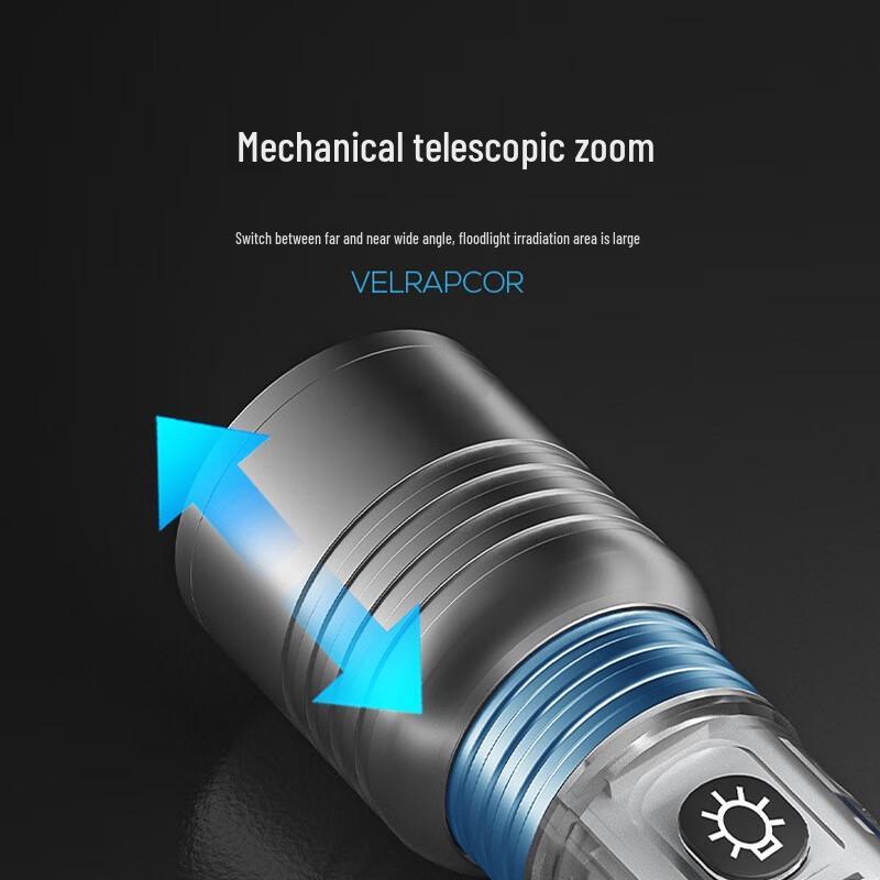 UOSU White Laser Zoom Flashlight