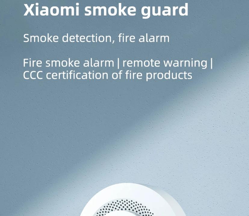 New Xiaomi Smart Smoke Detector Zigbee Compatible Fire Alarm Monitor Remote Control Sound Alert Sensor No Box