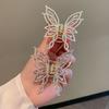 Vintage Butterfly Hair Clips for Women Girl Fashion Metal Openwork Hair Claw Elegant Ponytail Claw Clip Hairpin Hair Accessories