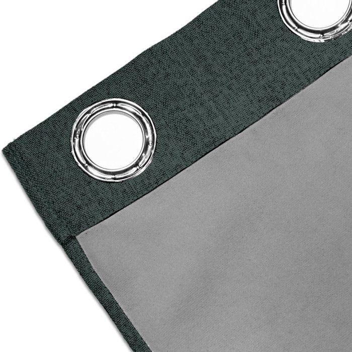 100% затемняющая штора на люверсах 135x250 см ECLIPSE хаки, Soleil d'Ocre