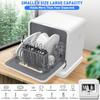 785W Automatic Countertop Dishwasher Disinfecting Cabinet 2/3 Place Setting Desktop 5 Washing Programs Dish Washer Machine UK/US Plug