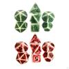 7 многогранных кубиков D8 D10 D12 D20 и RPG MTG