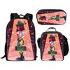 Bbq Ena Dream Pattern Printing Backpack Lunch Bag Pen Case Set For Student Gift